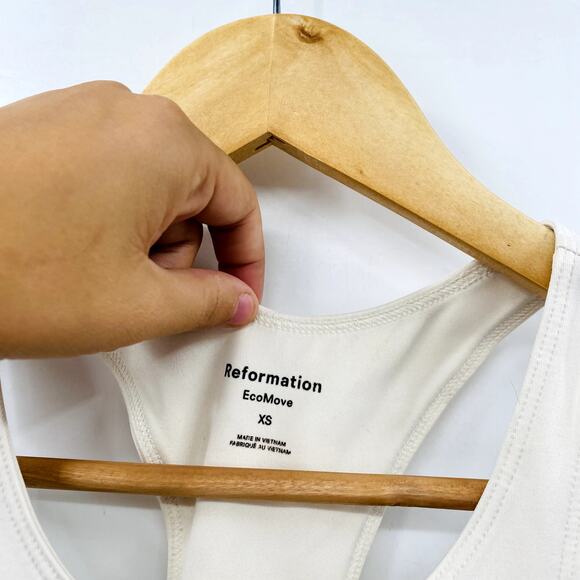 Reformation white eco move tank - Picture 3 of 5